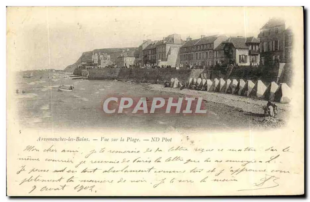 Arromanches-les-Bains — Vue sur la Plage — ND Phot - Voorkant