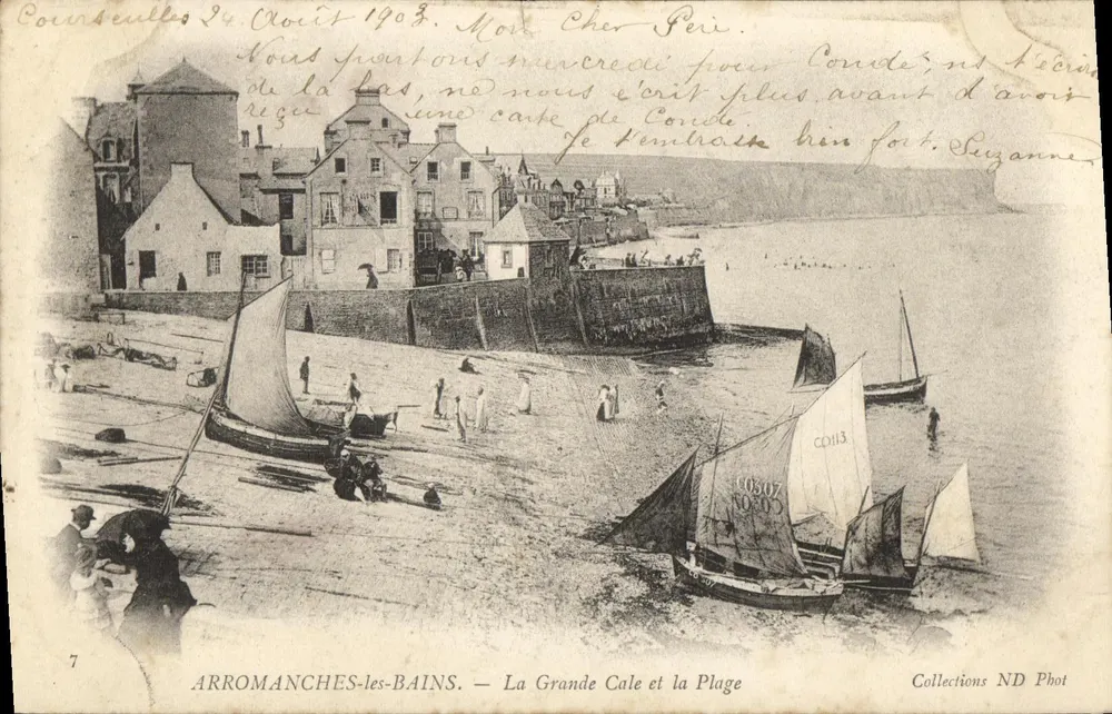 Arromanches-les-Bains — Die Große Cale und der Strand — Collections ND Phot - Vorderseite