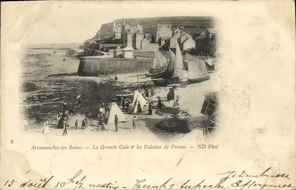 Arromanches-les-Bains — La Grande Cale & die Fresne-Klippen — ND Phot - Vorderseite
