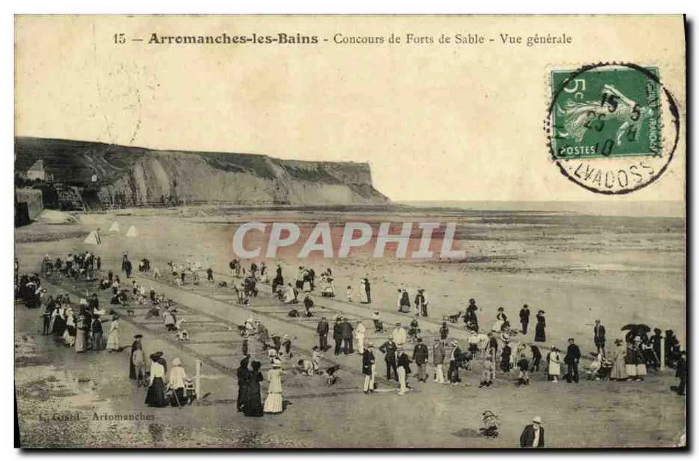 Arromanches-les-Bains — Concours de Forts de Sable — Allgemeine Ansicht — Verleger: Le Guard - Vorderseite