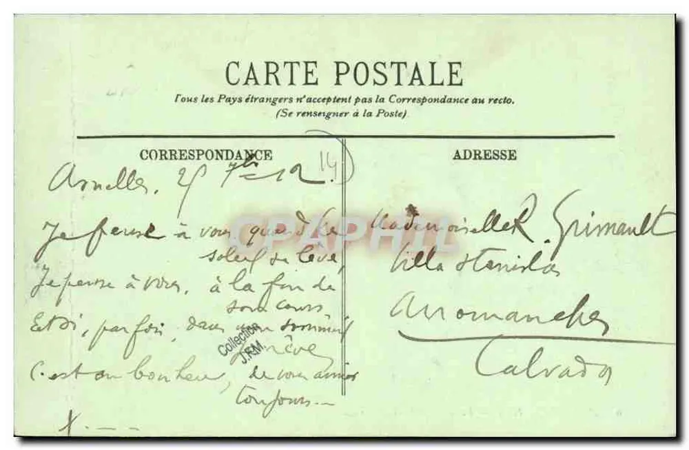 Arromanches — La Grande Cale — LL. — n°6 - Verso