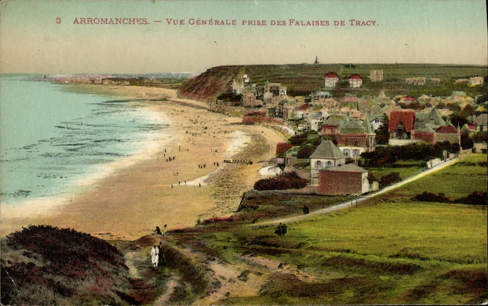 Arromanches — Allgemeiner Blick von den Tracy-Klippen — Lévy et Meurbein, Paris - Vorderseite