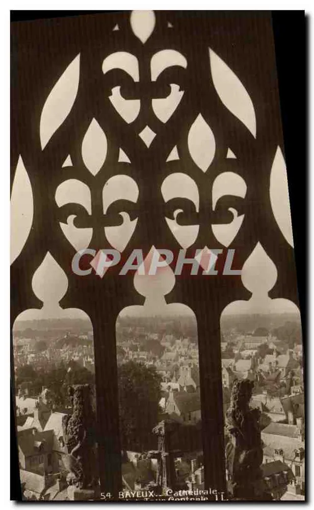 Bayeux — Ausblick von der Kathedrale — Serie 54, veröffentlicht von der Compagnie des Cartes Postales - Vorderseite