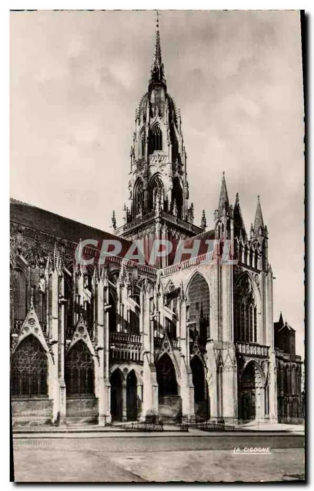 Bayeux — Kathedrale — Zentrale Turm — Edition André Leconte - Vorderseite