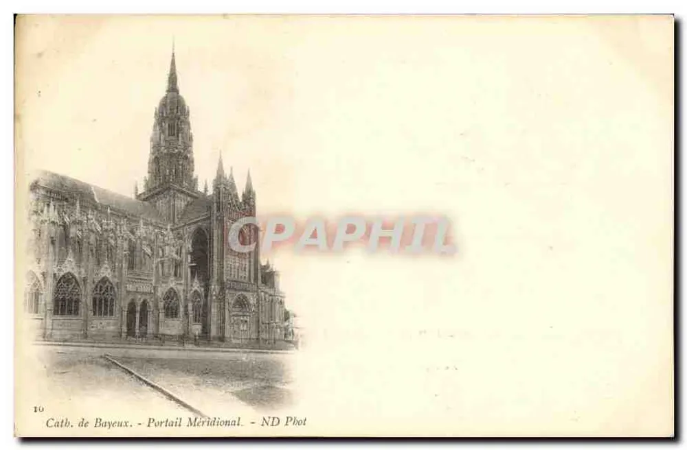 Catedral de Buyeux - Portal Meridional — ND Phot - Frente