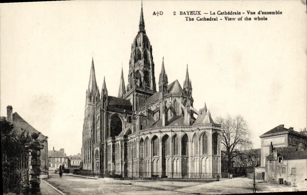 Bayeux — A Catedral — Visão geral — A.+D. n°2 - Frente