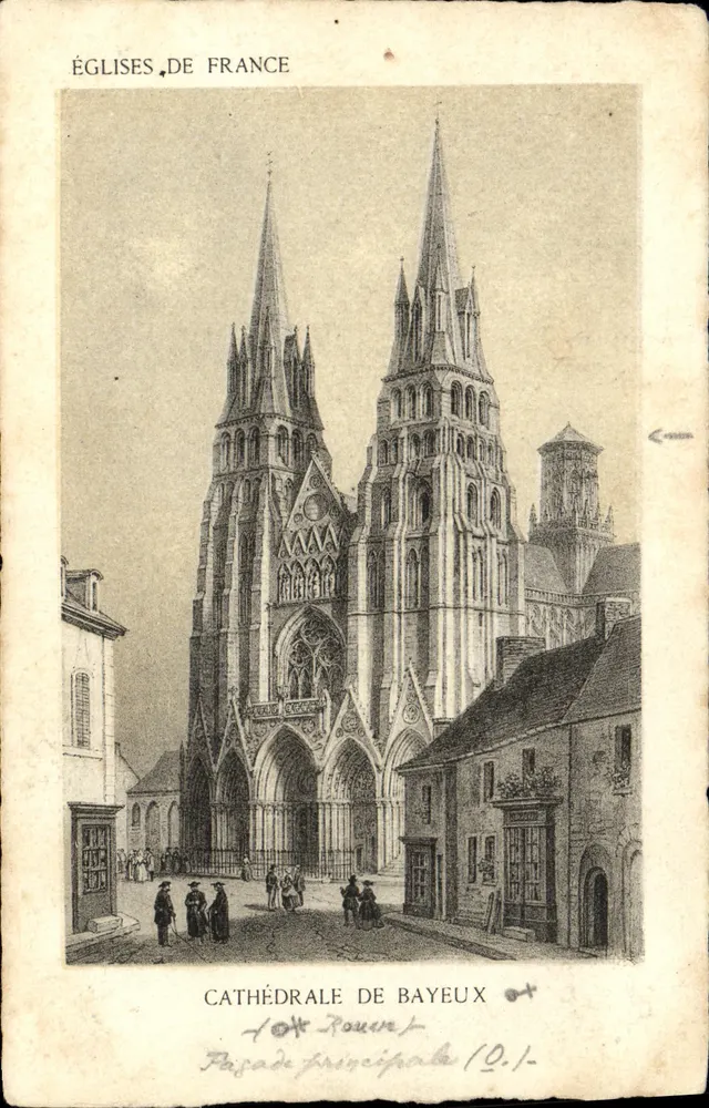 Catedral de Bayeux — fachada principal — Edição Artística 'SUPRA' Paris - Frente