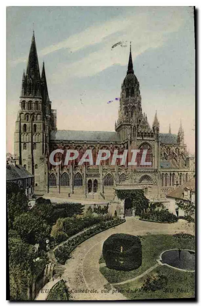Rouen — Kathedrale, Blick vom Kirchhof — RD Phai - Vorderseite