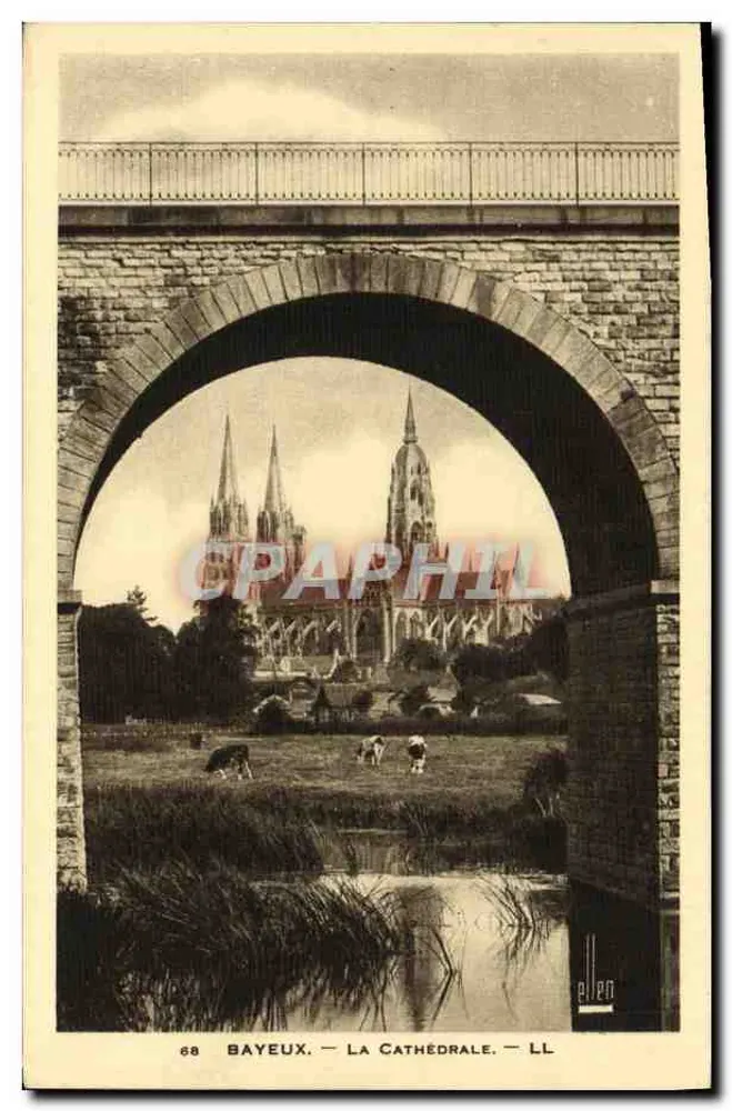 Bayeux — A Catedral — LL — Editor Ellen, n° 68 - Frente