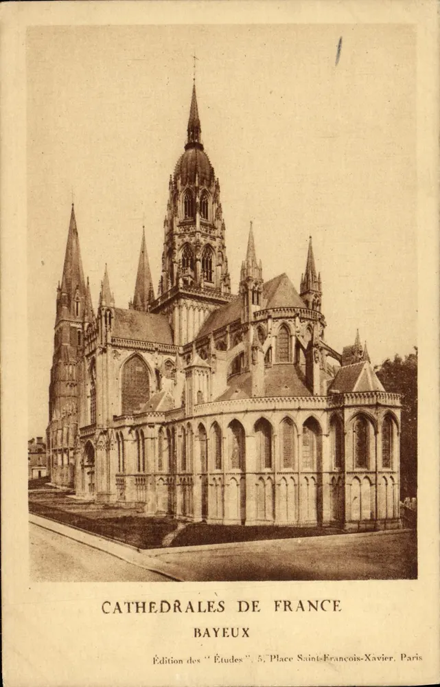 Kathedrale von Bayeux — Ausgabe der "Études", 5, Place Saint-François-Xavier, Paris - Vorderseite