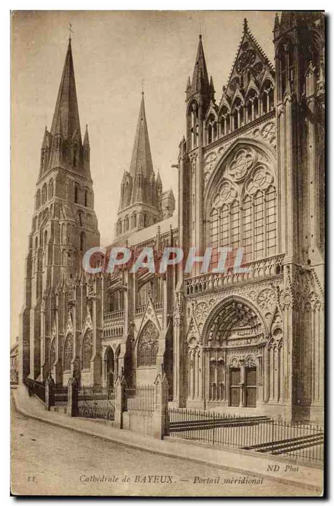 Kathedrale von BAYEUX — Südtor — ND Phot - Vorderseite