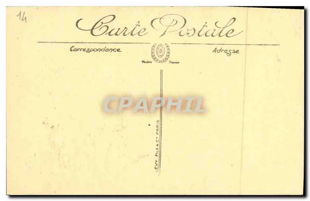 Bayeux — Ansicht der gotischen Kathedrale vom alten Bischofspalast — LL - Rückseite