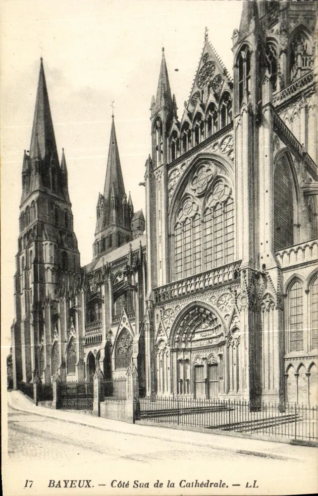 Bayeux — Lato Sud della Cattedrale — LL - Recto