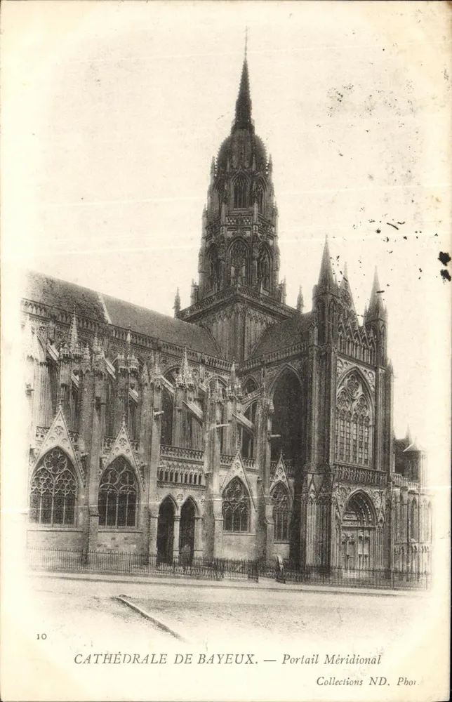Kathedrale von Bayeux — Südtor — Sammlung ND. Phor. - Vorderseite