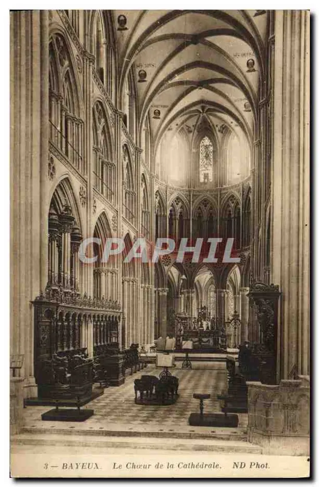 Bayeux — O Cúpula da Catedral — ND Phot. - Frente