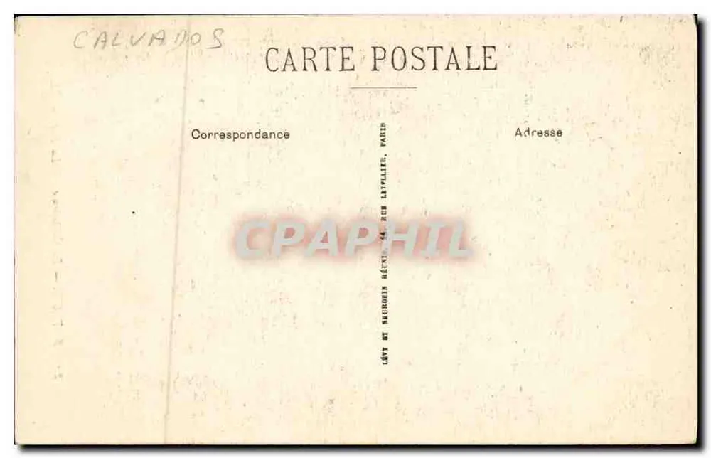 Bayeux — A Catedral — A Nave — LL. — N° 26 - Verso