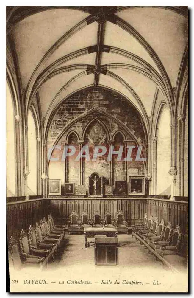 Bayeux — Die Kathedrale — Kapitelsaal — LL. - Vorderseite
