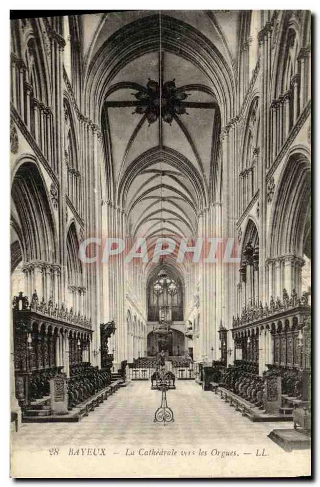 Bayeux — Die Kathedrale mit den Orgeln — LL. — n° 98 - Vorderseite