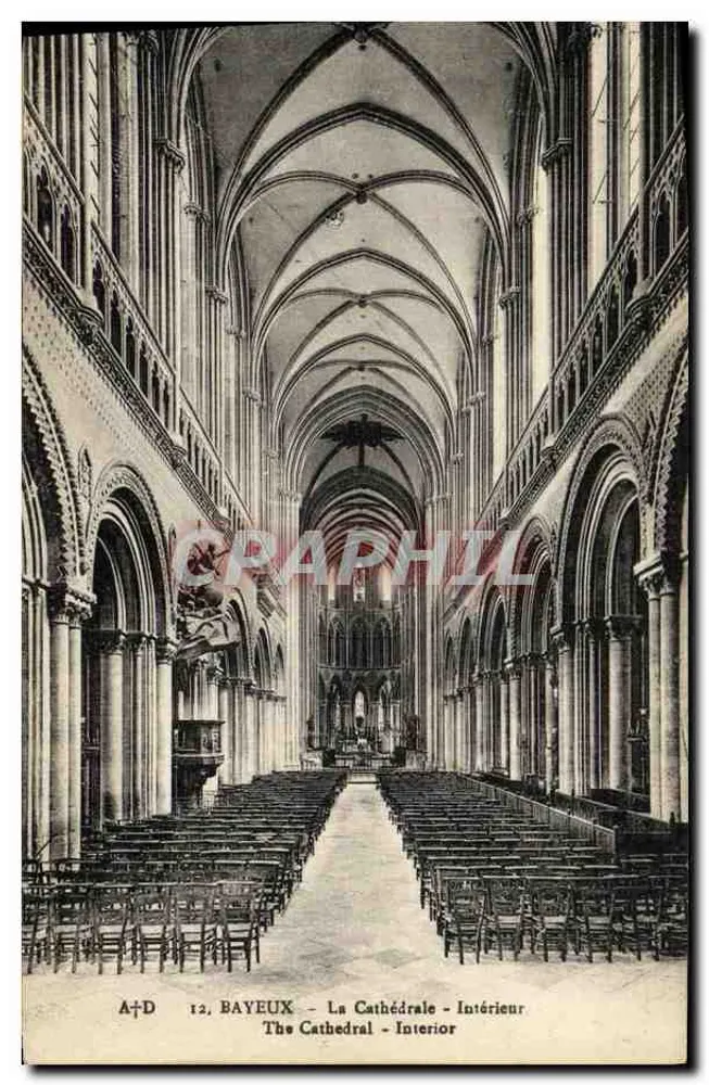 Bayeux — A Catedral — Interior — A+D, n°12 - Frente