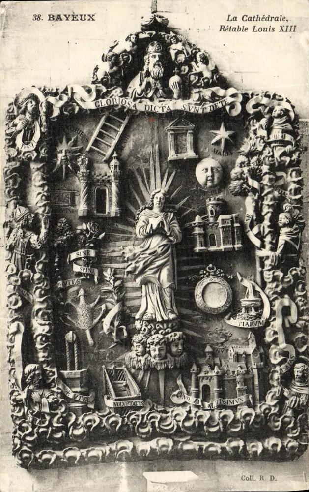 Bayeux — Die Kathedrale, Altar des Louis XIII — Sammlung R. D. - Vorderseite