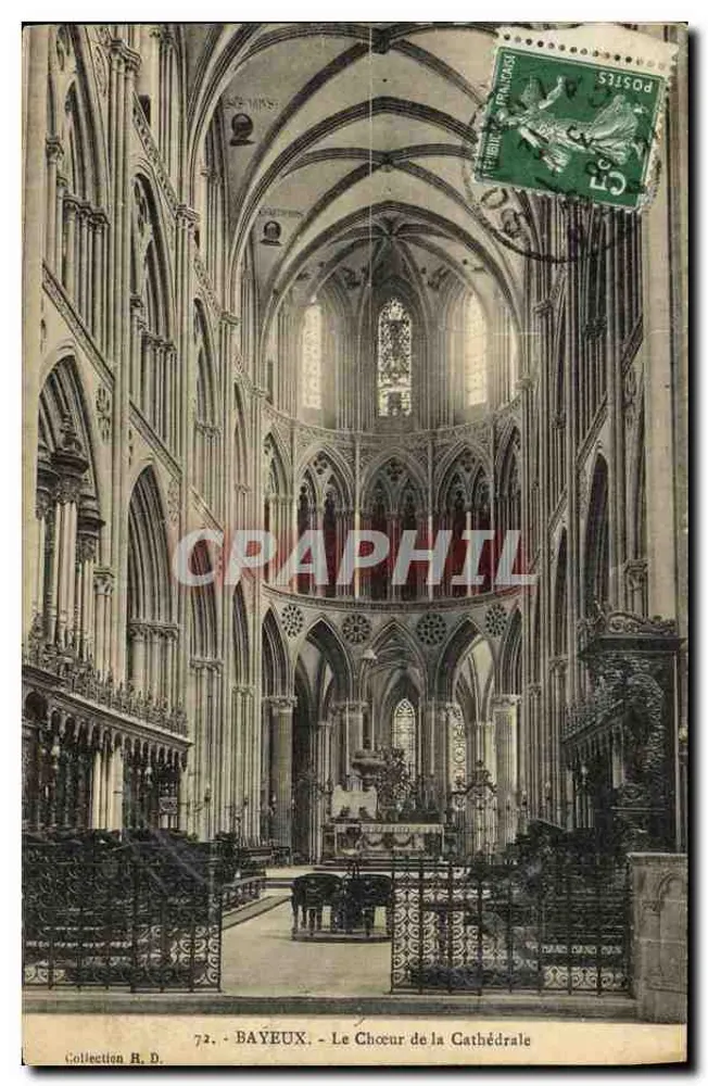 Bayeux - O Coro da Catedral — Coleção R. D. n° 72 - Frente