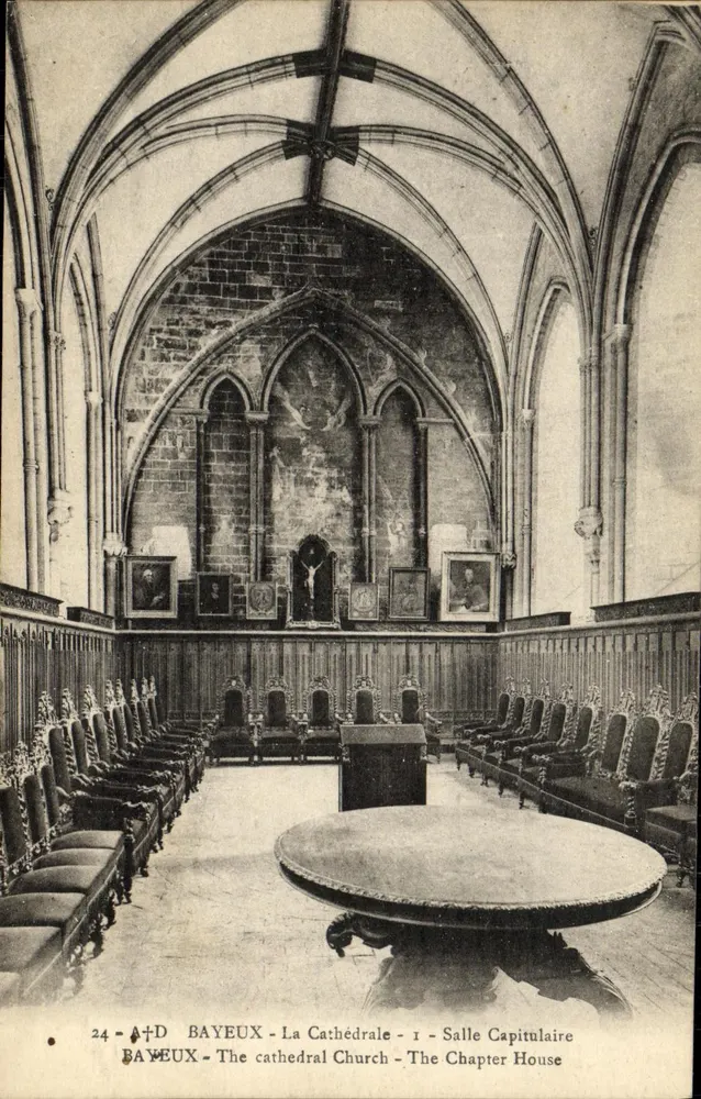 Bayeux - Die Kathedrale - Kapitelhaus — A. Duboesq, edit. (Calvados) n°24 - Vorderseite