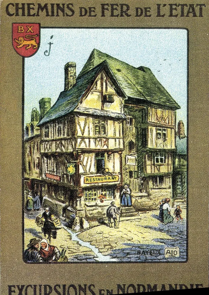 Bayeux — Restaurant — Staatsbahnen - Vorderseite