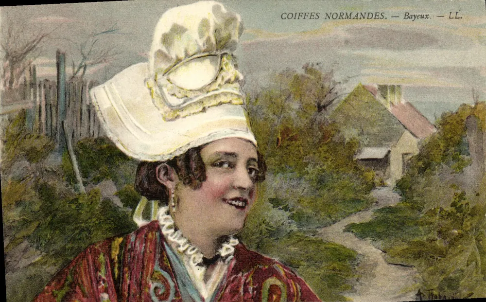 Coiffes normandes — Bayeux — LL. - Frente