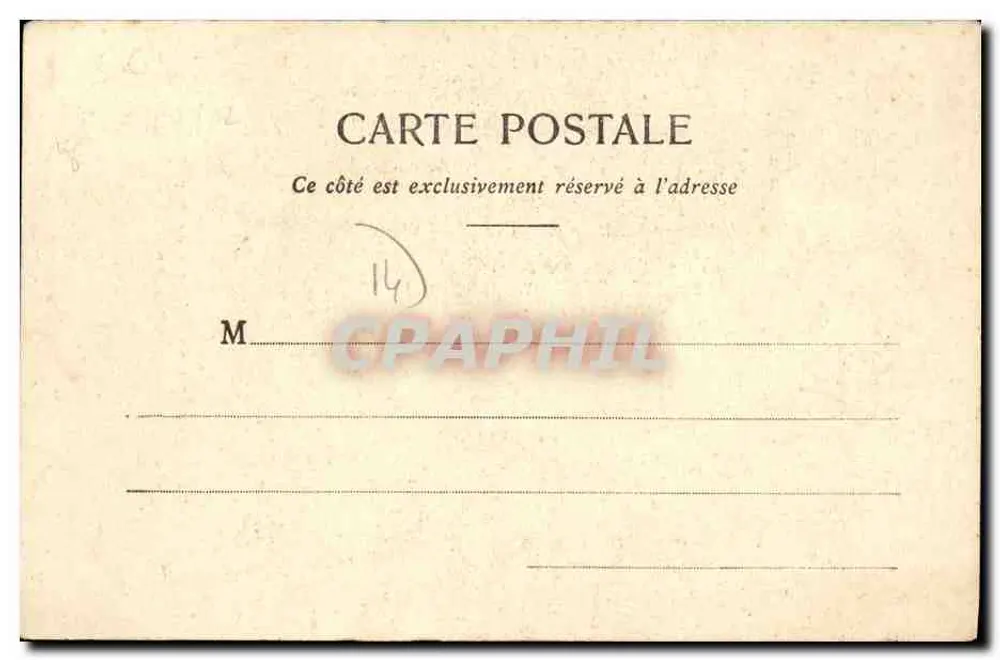 Alte Frisuren von Bayeux — La Bourgogne — A. BARD, Bayeux - Rückseite