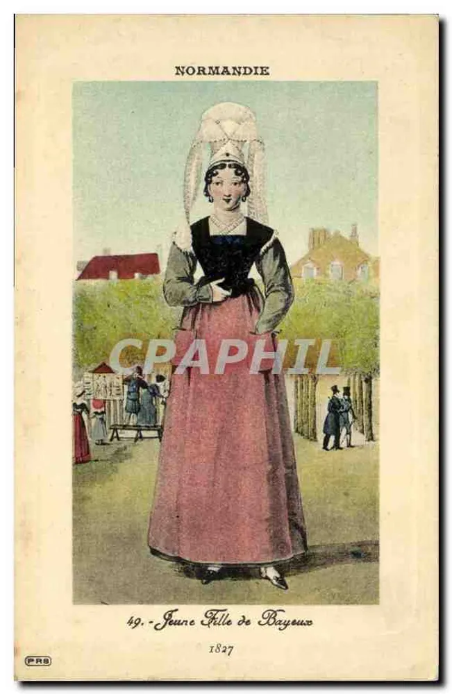 Junge Frau aus Bayeux — Normandie — PR8 n°49 - Vorderseite