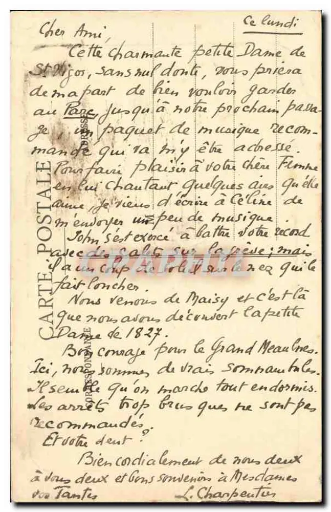 Kleidung aus der Gegend von Bayeux (Calvados) — Normandie — PRS n°58 - Rückseite