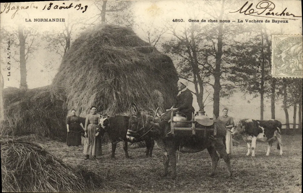 Normandie — Die Milchmaid von Bayeux — Mc Parcher - Vorderseite