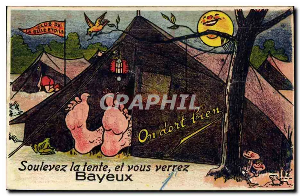 Nachtlager — Bayeux — Editions Gaby, n°102 - Vorderseite