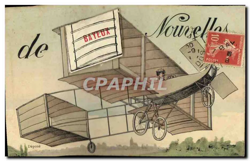 Avião BATEUX — Depositado — Editor de Notícias - Frente