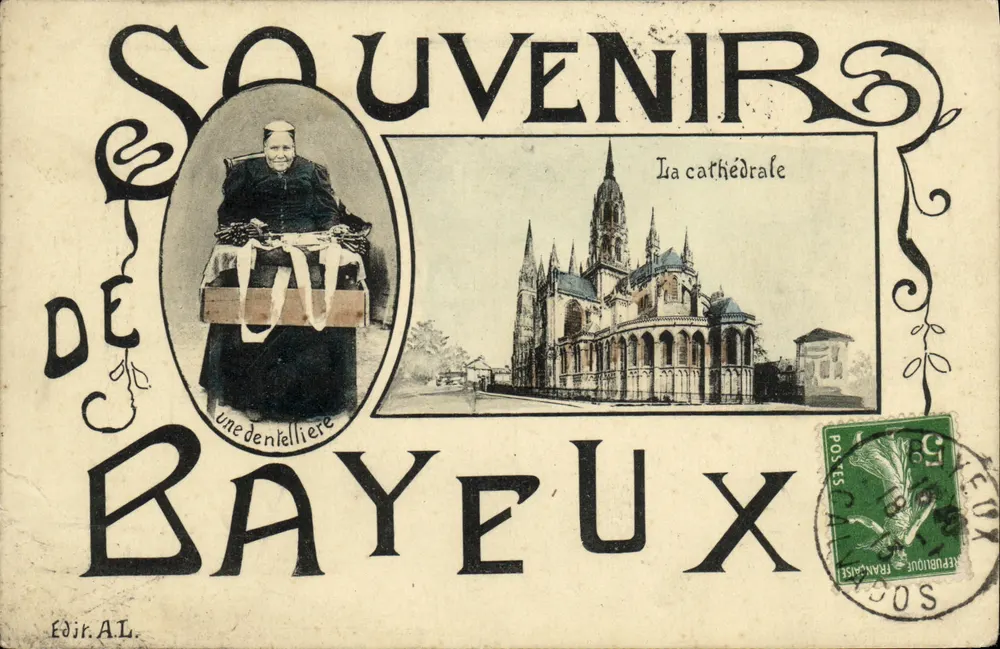 Bayeux — A Catedral — Edir. A.L. - Frente