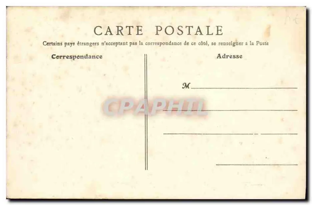 बौक्वेट ऑफ़ फ्लॉवर्स एंड फ़ैन ऑफ़ पोस्टकार्ड्स — बे यूक्स — B.F. PARIS - पीछे