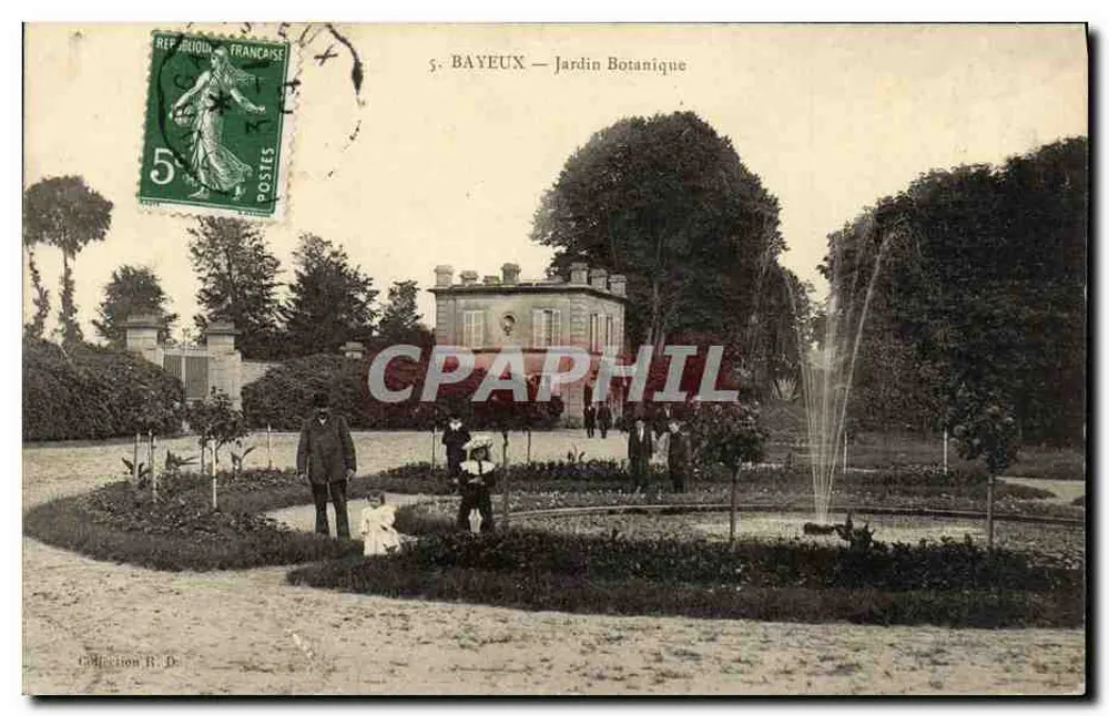 Bayeux — Ogród Botaniczny — Wydawca nieznany, nr serii 5 - Awers