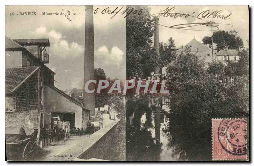Bayeux - Mühle der Aure — Sammlung R. D. - Vorderseite