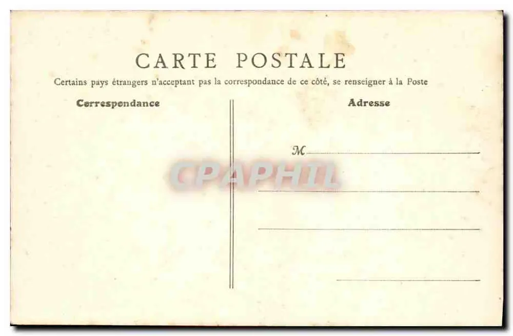 Bayeux (Calvados) — Ehemalige Kapelle der Caritas - Gendarmerie — B. P. J. Paris - Rückseite