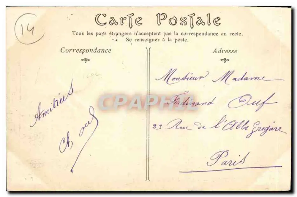 Bayeux — A Subprefeitura — ND Phot - Verso