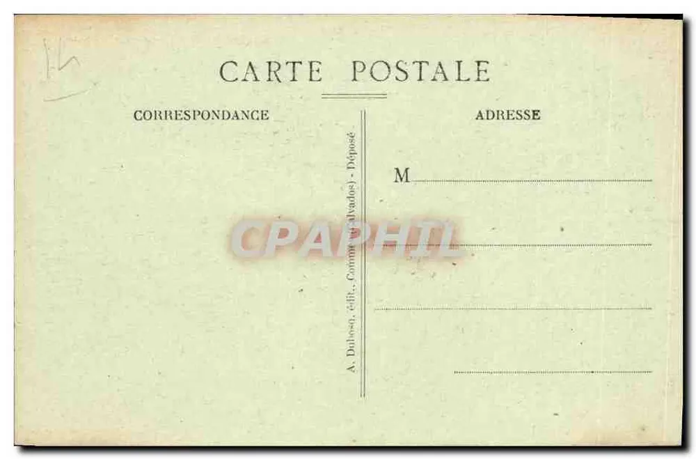 Bayeux — Das Gerichtsgebäude und der Baum der Freiheit — A⁺D - Rückseite