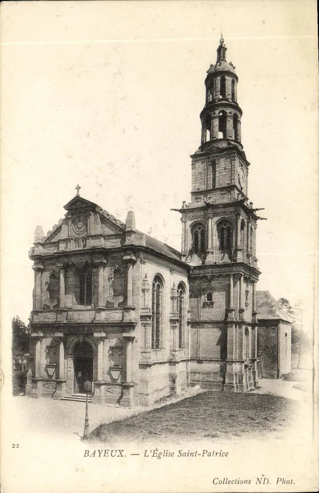 Bayeux — A Igreja de São Patrício — Coleções ND. Fot. n°22 - Frente
