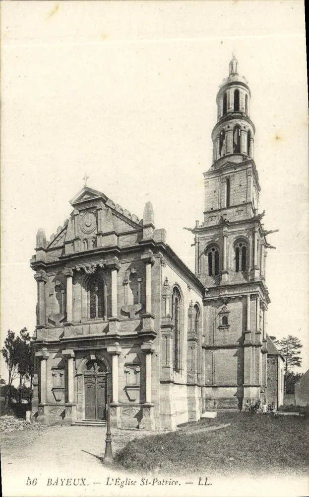 Bayeux — La Iglesia de San Patricio — LL - Anverso