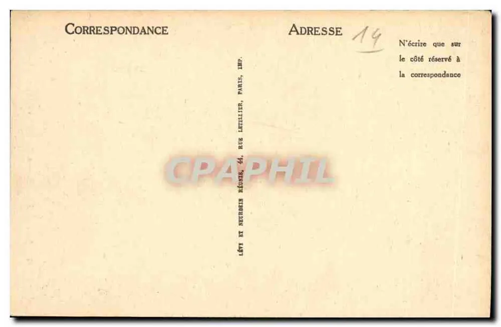 Bayeux — Casa do Governador — LL - Verso
