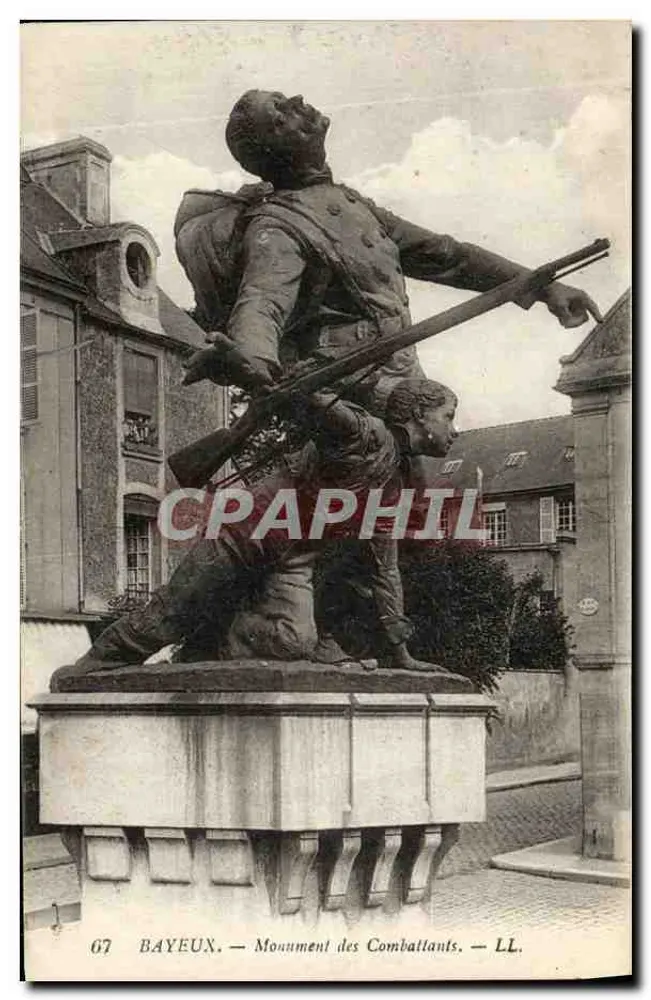 Bayeux — Monument dos Combatentes — LL. n°67 - Frente