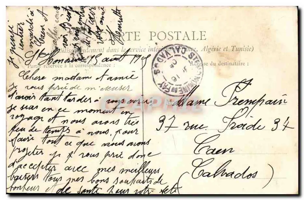 Bayeux — Estátua de Alain Chartier — L. D. - Verso