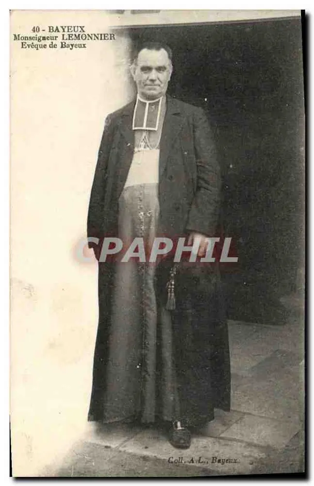 Bayeux — Monseigneur LEMONNIER, Bischof von Bayeux — Coll. A.L., Bayeux - Vorderseite