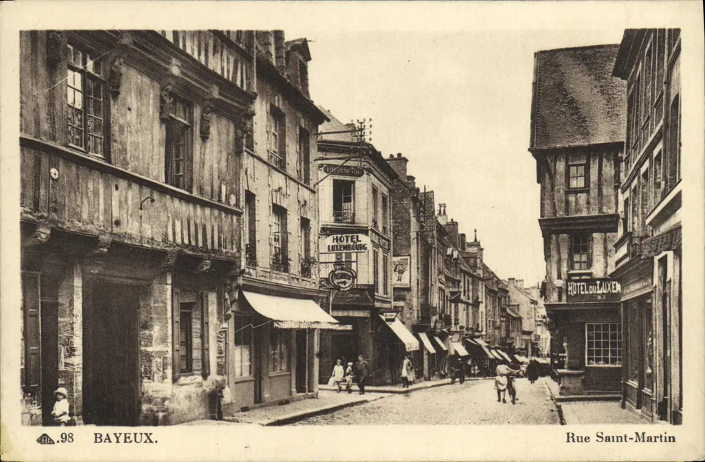 Bayeux — Rua Saint-Martin — Editor anônimo, n° 98 - Frente