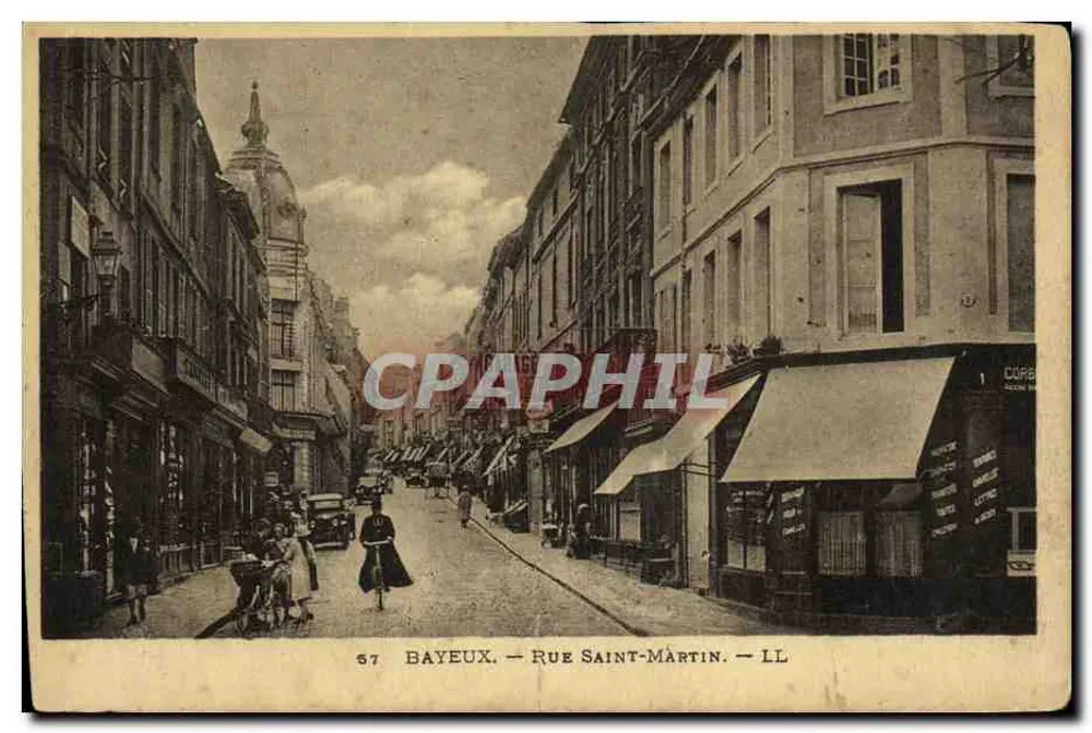Bayeux — Rue Saint-Martin — LL, n°57 - Frente