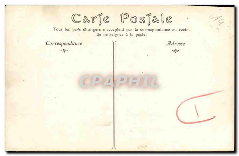 Bayeux — Ansicht der Kathedrale aus der Rue de la Maitrise — D. Photo - Rückseite